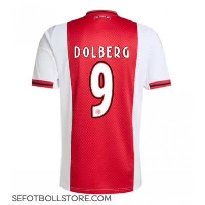Ajax Kasper Dolberg #9 Replika Hemmatröja 2025-26 Kortärmad Ajax Kasper Dolberg #9 Replika Hemmatröja 2025-26 Kortärmad